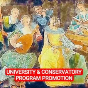 University & Conservatory Program Promotion