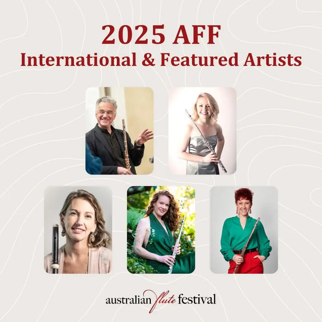Australian Flute Festival 2025 – Featured Artists and Performers