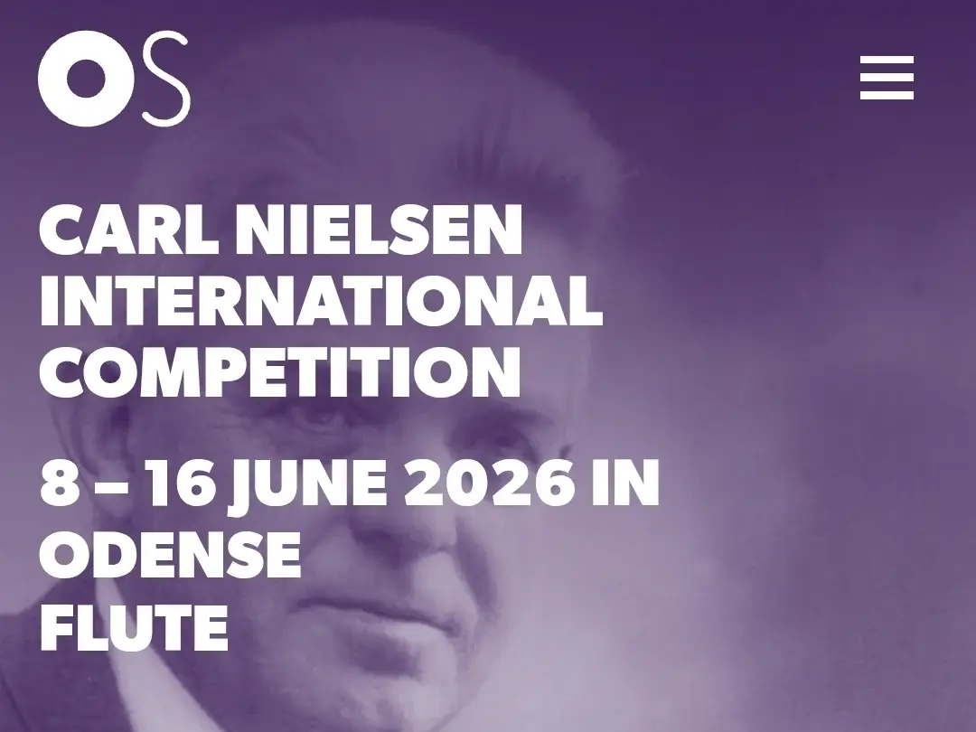 Carl Nielsen International Flute Competition 2026 in Odense Denmark